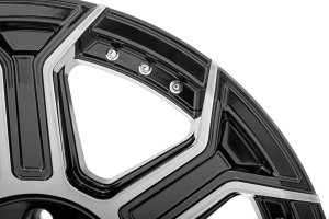 Chevrolet Silverado 1500 Classic Wheel - Rough Country - 89 Series - Black Machined Gunmetal - 2007